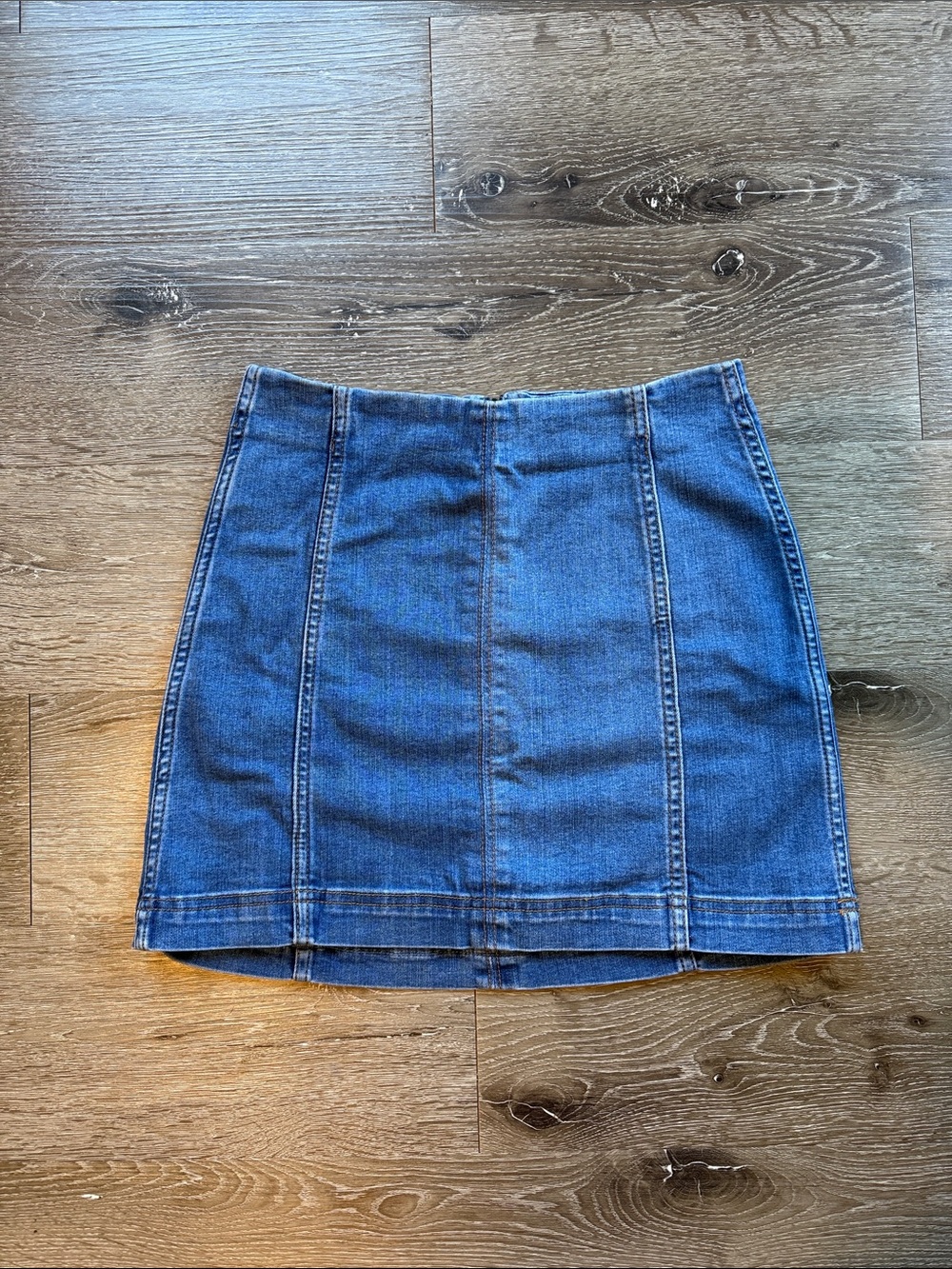 🔴LAST CALL‼️ wild fable Blue Denim Panel Mini Skirt